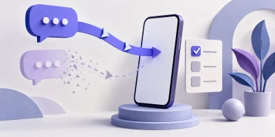 مسیر واحد پاسخ به پیام و حذف حباب تکراری کنار گوشی